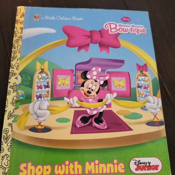 10/$20 🏷️ Little Golden Book - Shop with Minnie Kids Book - Picture 2 of 2